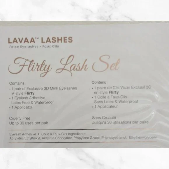 NIB | LAVAA LOS ANGELES Flirty Lash Kit | 3D Faux Mink Lashes - Picture 7 of 7